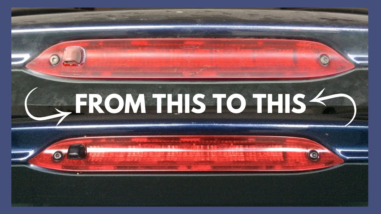 How To Restore Brake Light At Home!