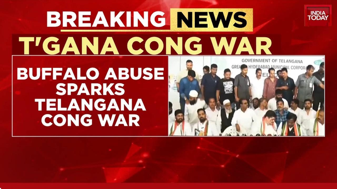Telangana Congress War: Minister's 'Buffalo' Slur At Dalit Colleague Sparks Outrage | India Today