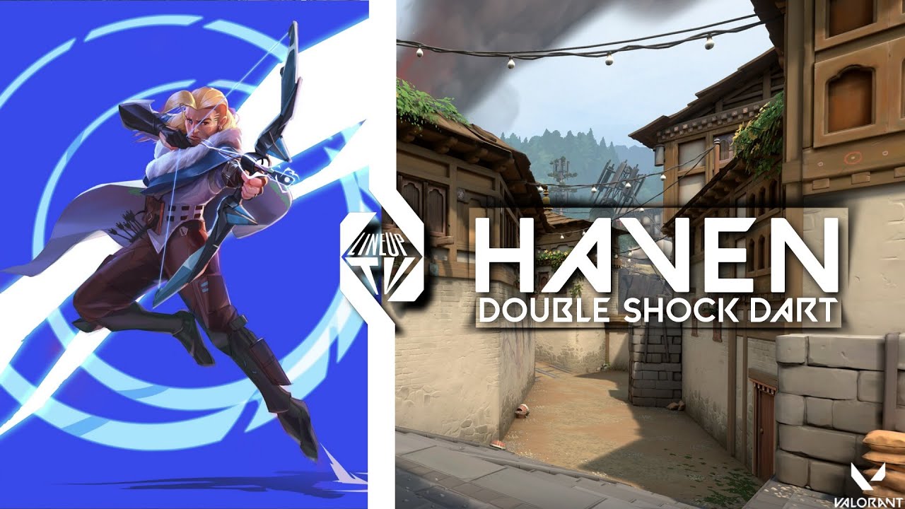 HAVEN SOVA LINEUP - VALORANT (2023) NEW!!! 11 Double Shock Dart