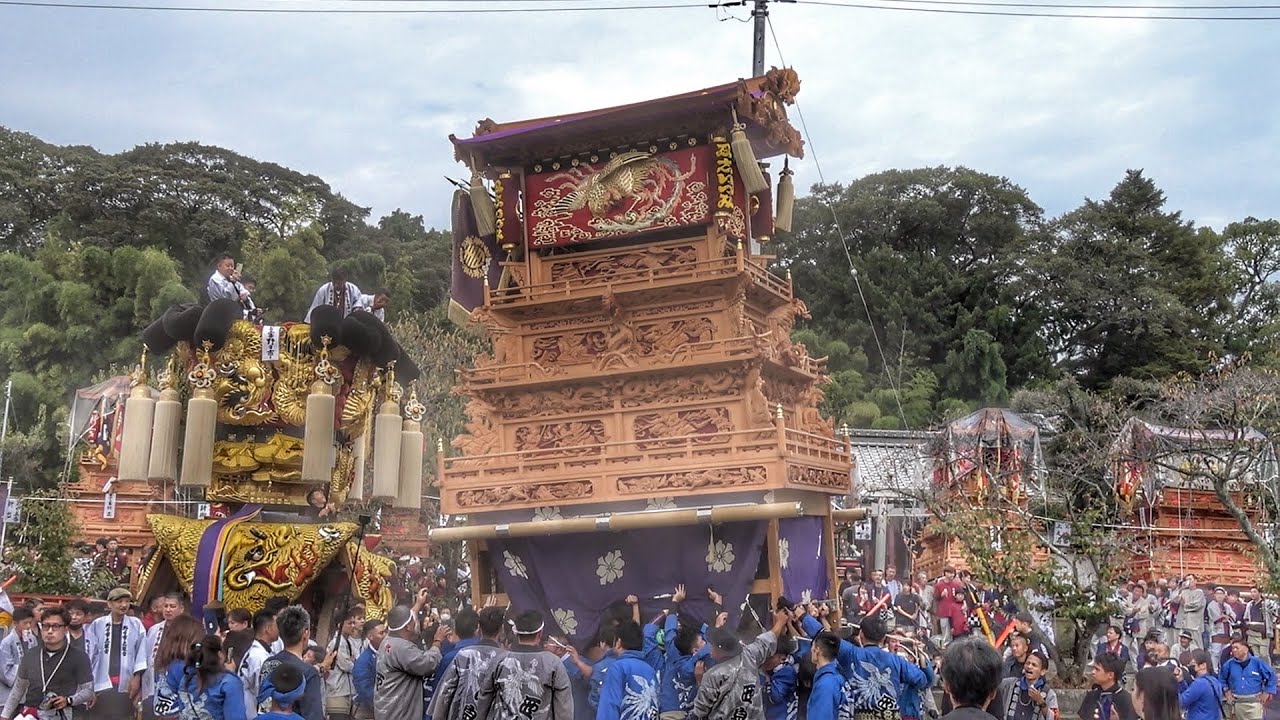 【西条祭り2023 石岡神社祭礼】氷見 本祭り初日!! 2023.10.14 西条祭り 石岡神社本殿祭 だんじり入場など