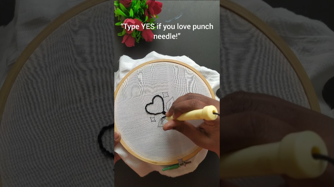 punch needle coloring #art #shortsfeed #shorts #embroidery #asmr #coloring #punchneedle #satisfying