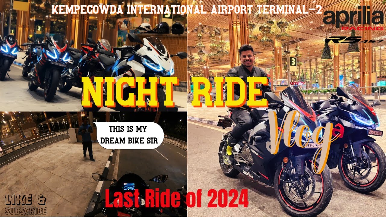 Final Ride of 2024 | Kempegowda International Airport T2 | Night Vlog