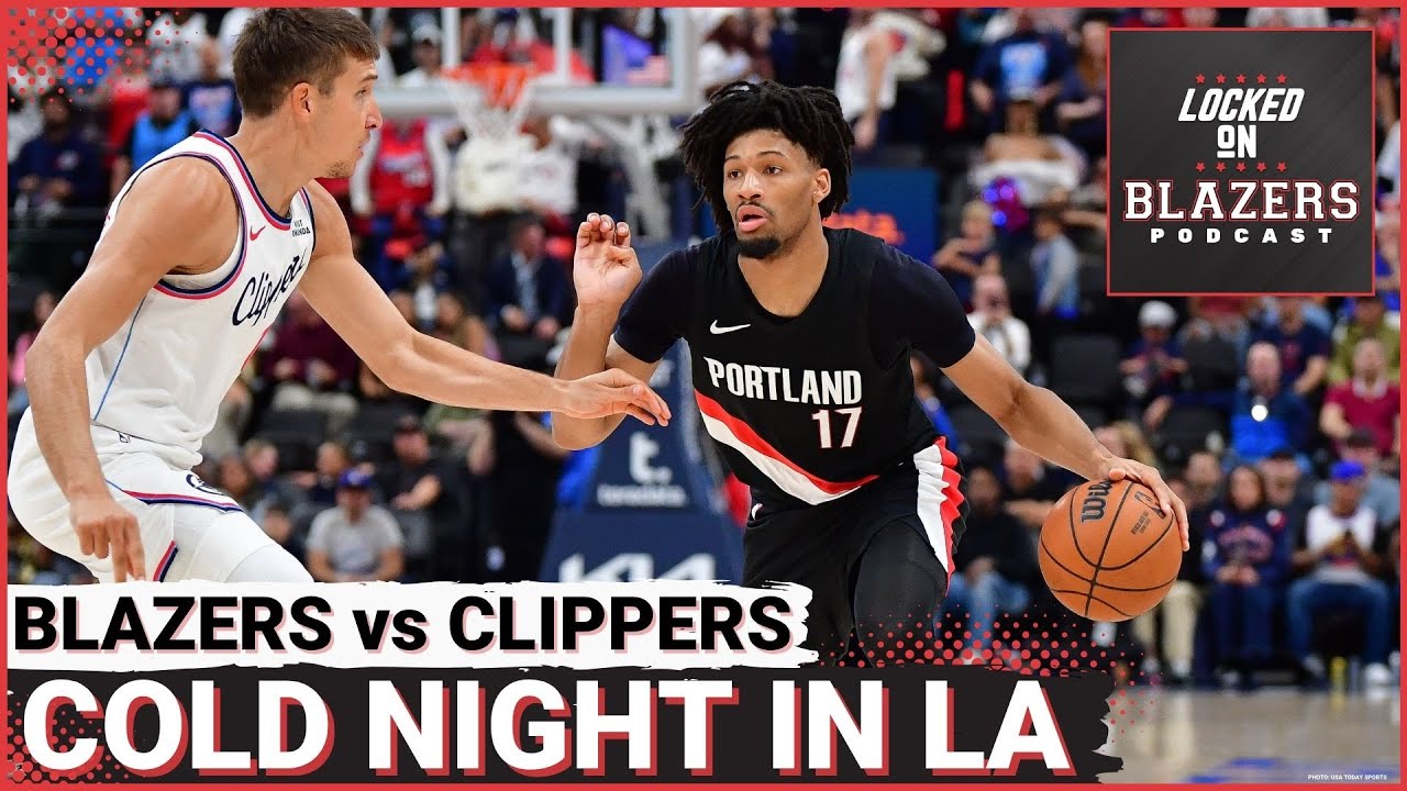 Trail Blazers Lose To Clippers As the Offense Never Arrives in LA | Shaedon Sharpe's Cold Start