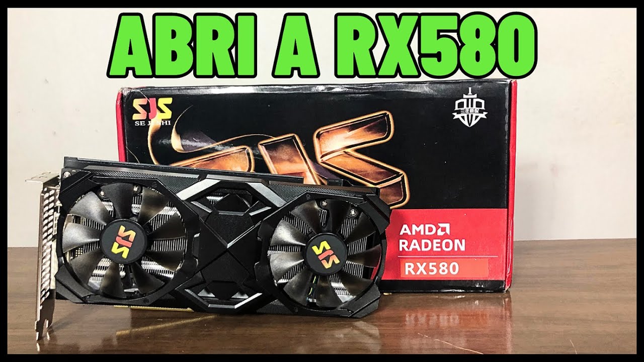 ABRI A RX580 8GB SJS, SÓ SURPRESAS