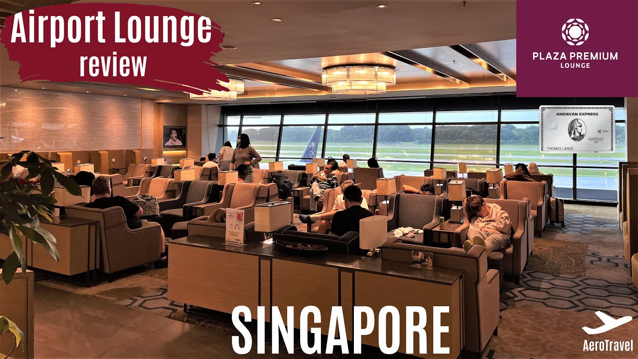 PLAZA PREMIUM LOUNGE SINGAPORE CHANGI REVIEW | TERMINAL 1 | AMERICAN EXPRESS GLOBAL LOUNGE COLL. 4K