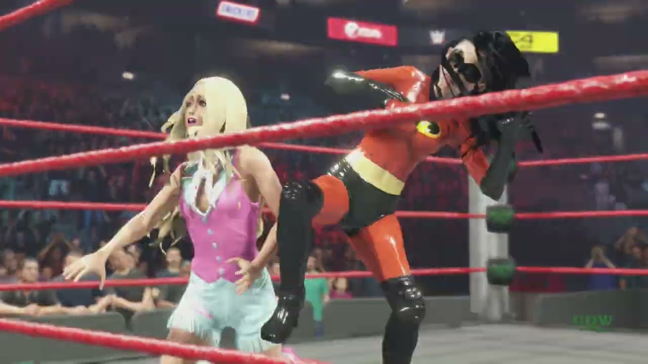 Elastigirl/Violet Parr vs. Barbie/Princess Daisy (Request)