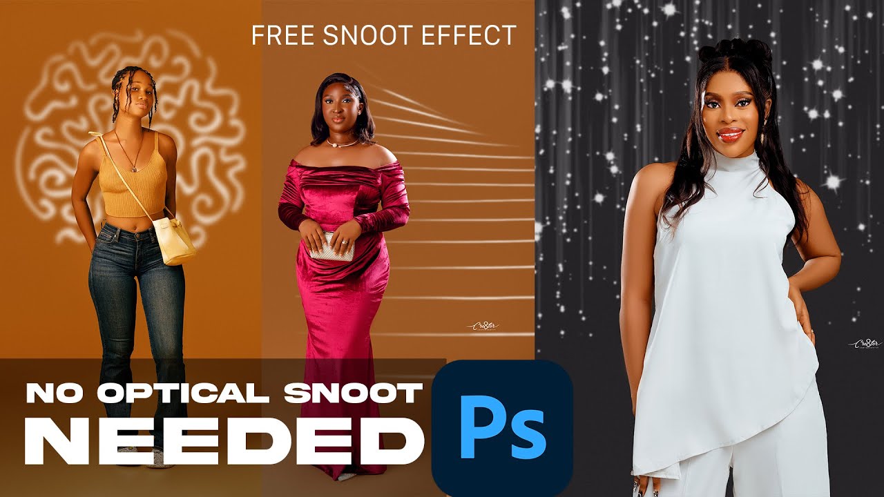 HOW TO CREATE REALISTIC OPTICAL SNOOT EFFECT IN PHOTOSHOP WITHOUT SNOOT
