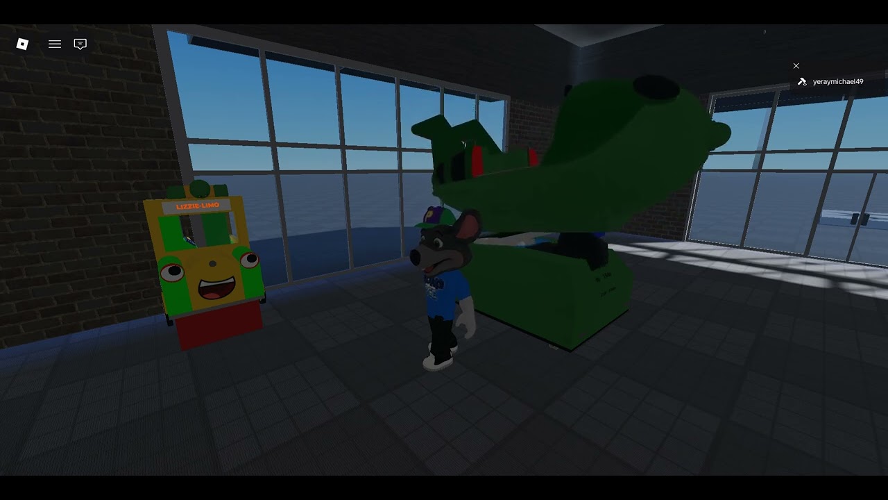 R.G. Mitchell ThunderBirds 2 kiddie ride (it´s green Jimbo) in Roblox (new years eve day)