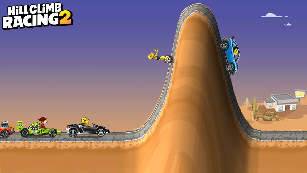 CARS vs GIANT BULGE - Hill Climb Racing 2 / GamePlay Walkthrough