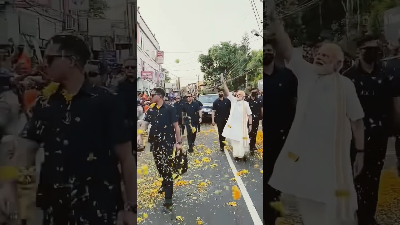 # #modiinkerala