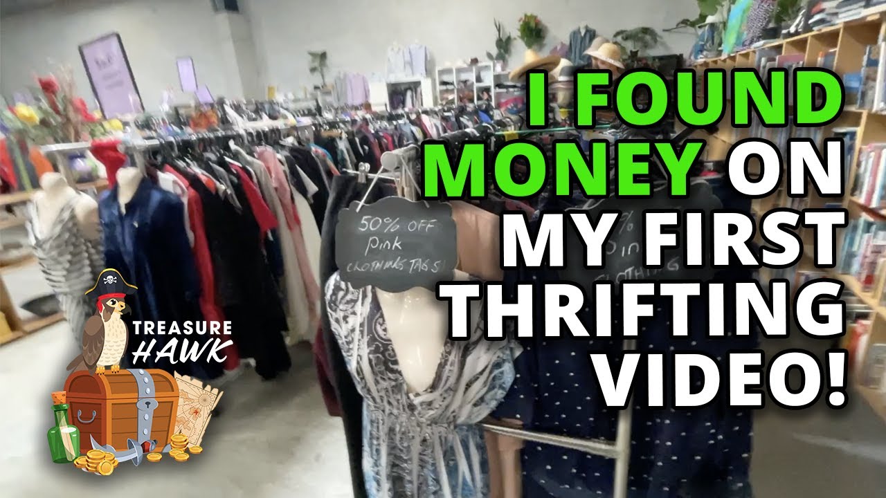 I FOUND MONEY on my first thrifting video! Op shop finds with De in Christchurch NZ