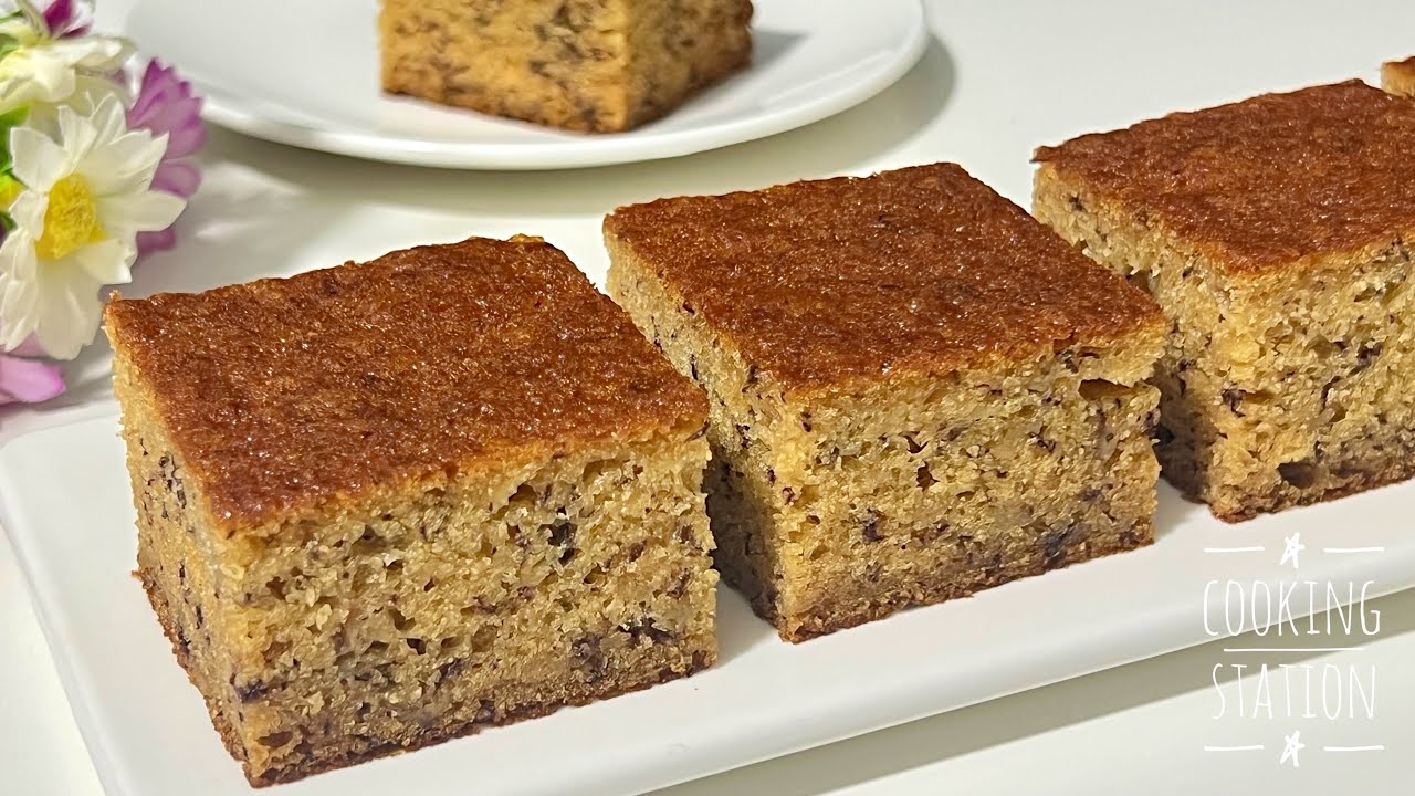 Лучший рецепт влажного бананового торта | Простой и вкусный домашний банановый торт
