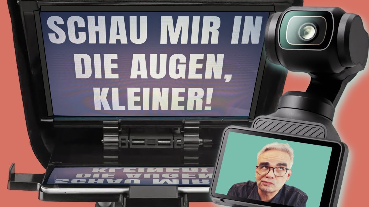 Auf Augenhöhe: Teleprompter am DJI Osmo Pocket 3?