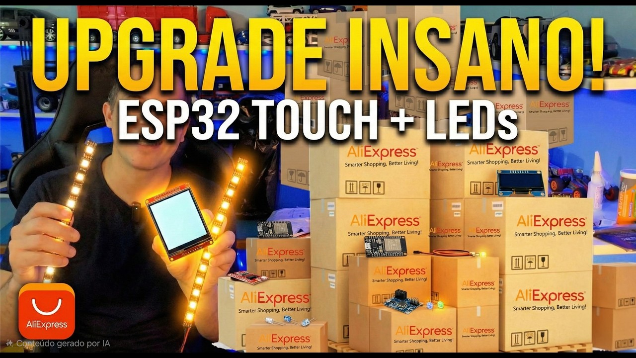 COMPREI O QUE TODOS PEDIRAM! Componentes Legais, &Uacute;teis e Baratos do AliExpress para Projetos 2026
