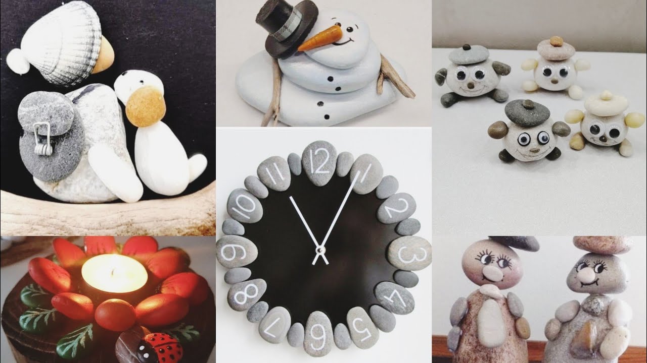 200+marvelous and unique #Beach stone #diy craft || Pebble and rock painting || #stone art and craft