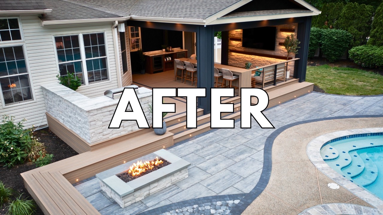 Backyard Makeover - DREAM COME TRUE - Full Build Time Lapse