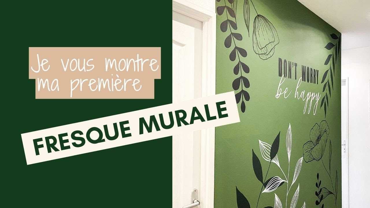 MA PREMIERE FRESQUE MURALE