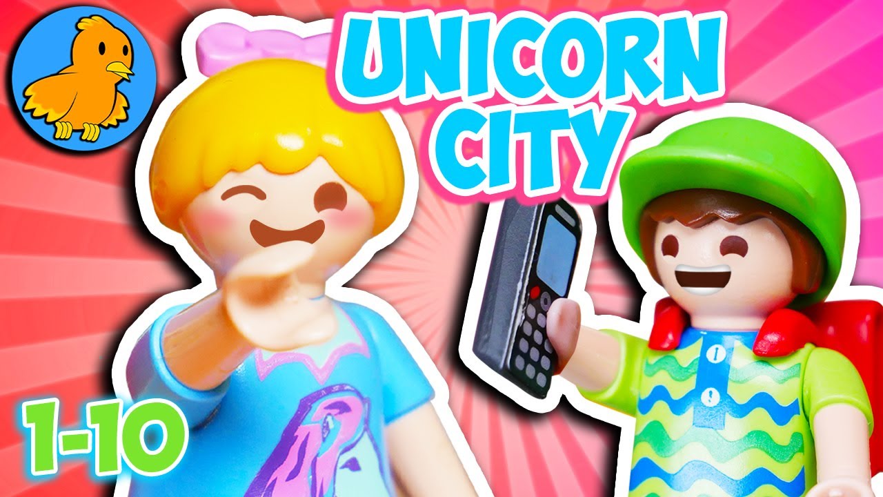HANNAHS ABENTEUER IN UNICORN CITY | Folge 1 - 10 | Familie Feenstaub | Playmobil Film Deutsch