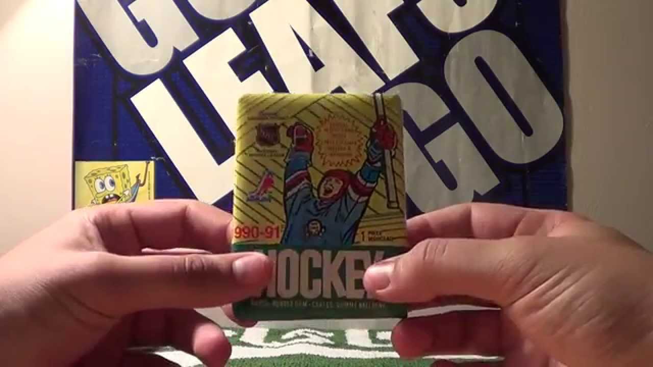 1990-91 OPC Hockey Cards with BUBBLE GUM 1