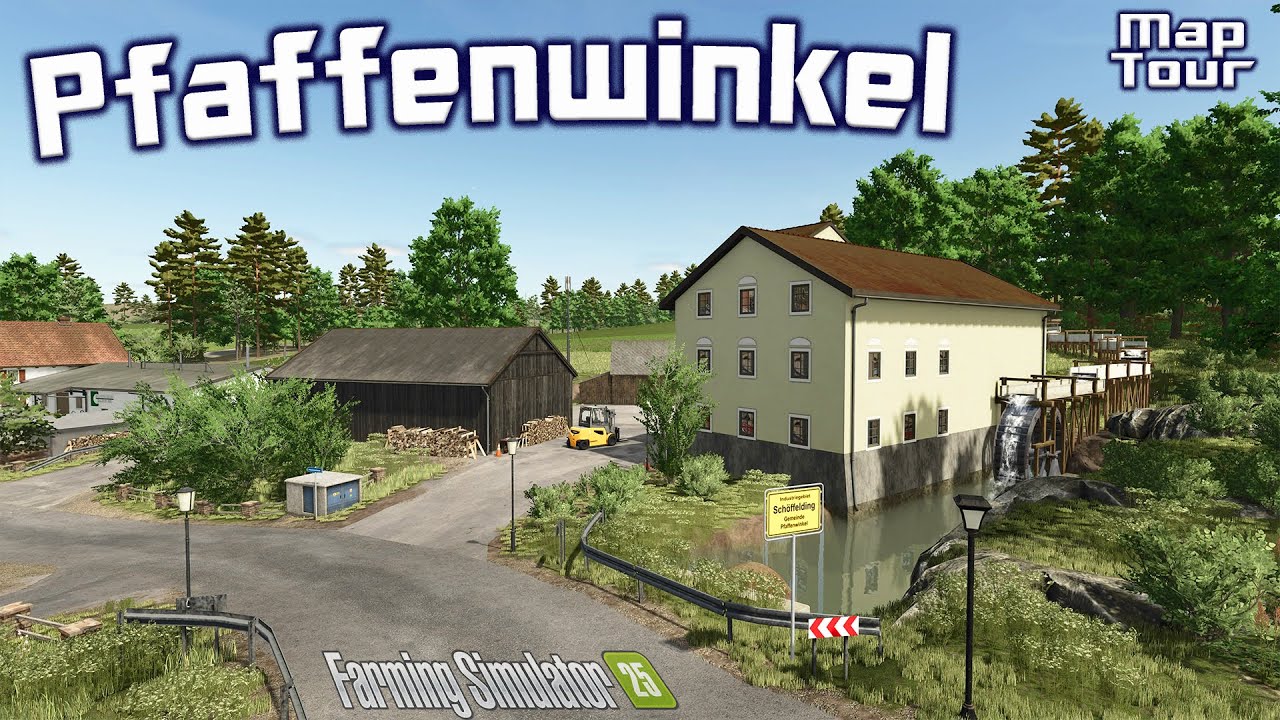 THE MAP IS INCREDIBLE!! Pfaffenwinkel, MOD MAP TOUR! Farming Simulator 25 (Review)