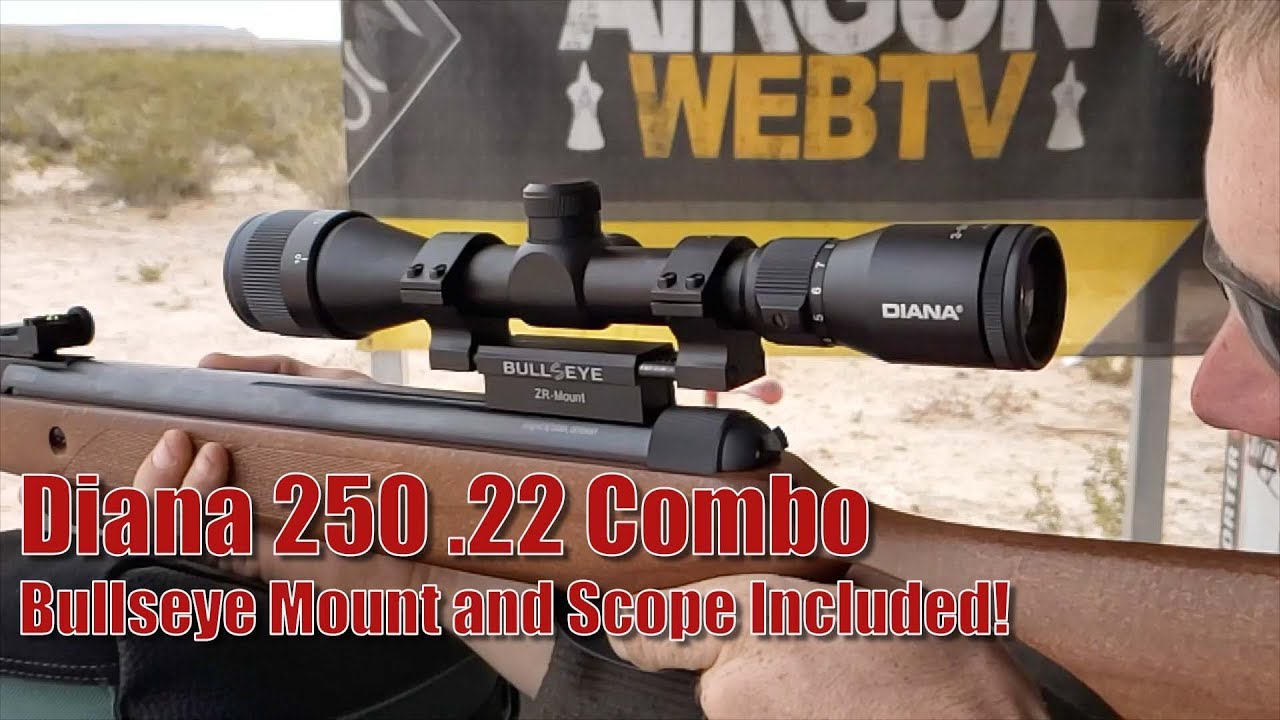 Diana 250 Combo with Bullseye Mount and Scope in .22 Caliber - Review by AirgunWeb