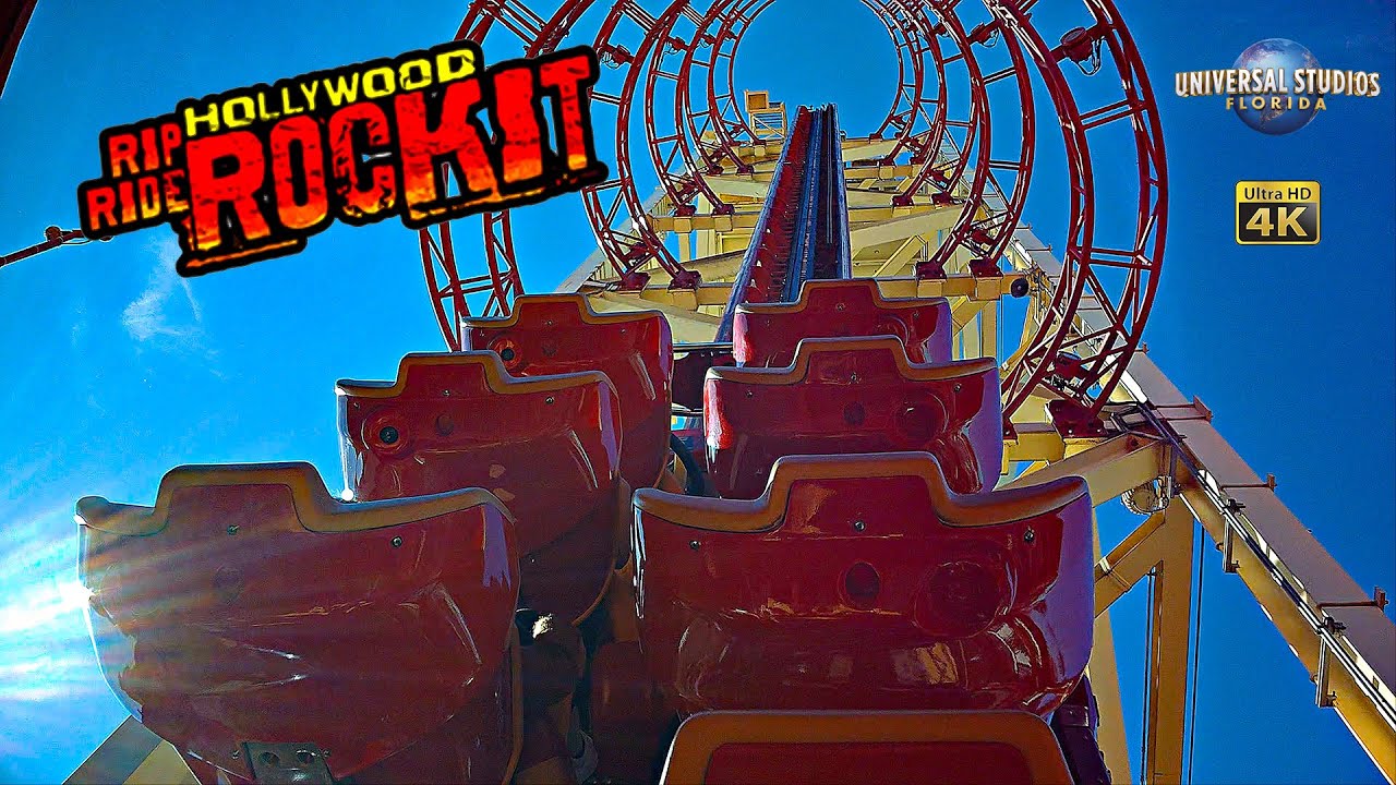 2025 Hollywood Rip Ride Rockit 4K POV Universal Studios Florida Sandstorm by Darude