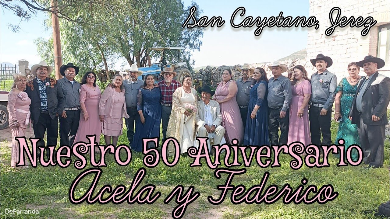 2/8/24 Recepción de nuestra Boda 50 Aniversario Bodas de Oro Acela y Federico en San Cayetano, Jerez