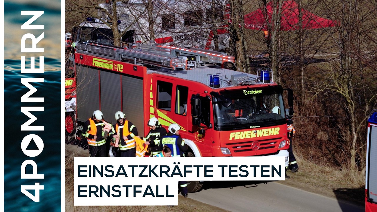 Einsatzkräfte testen Ernstfall | Greifswald TV