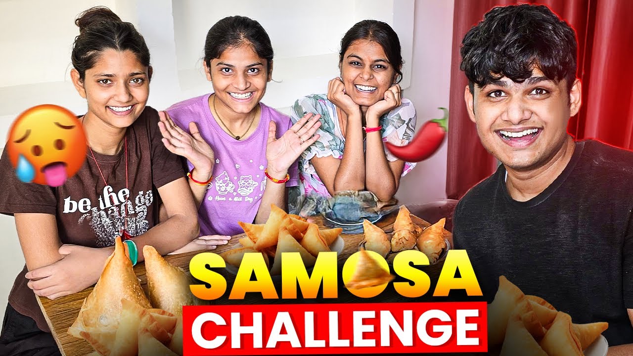 SAMOSA CHALLENGE WITH KALESHI SISTERS😱| PYARE POINT |