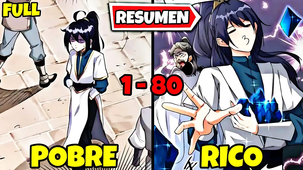 💥 ERA UN HOMBRE POBRE PERO UN SISTEMA LO CONVIRTIO EN EL MAS RICO DE SU CLAN | RESUMEN MANHWA [1-9]