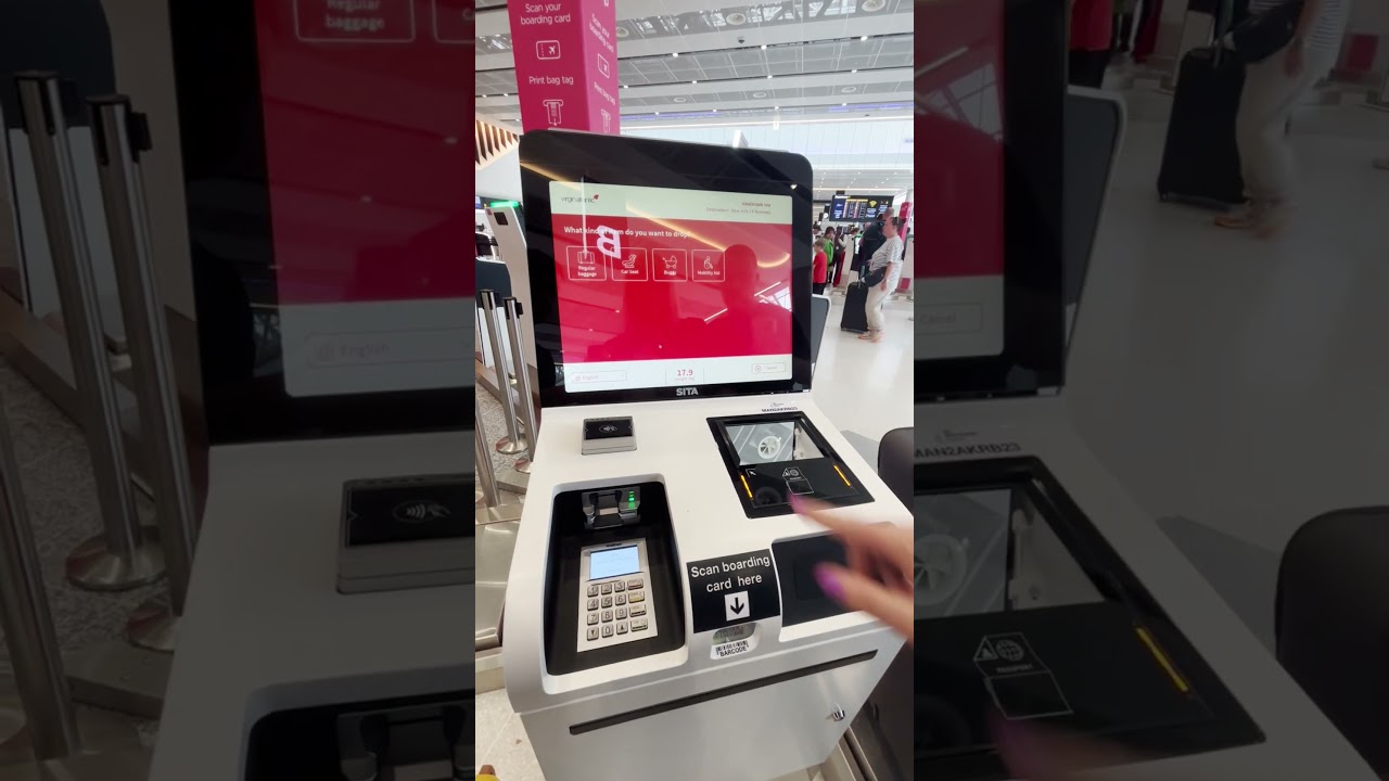 How To Use Manchester Airport's Bag Drop Machines 