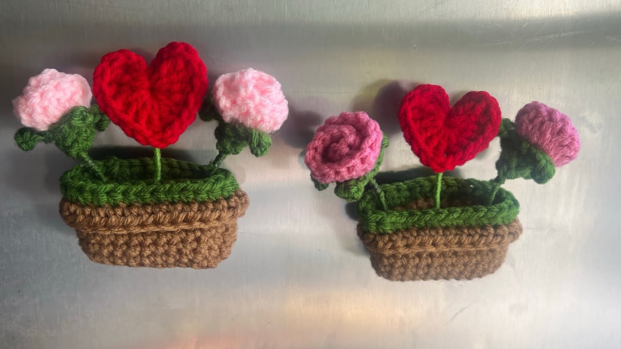 Cánastita 🪹de san Valentín 💝 paso a paso 🥰🧶