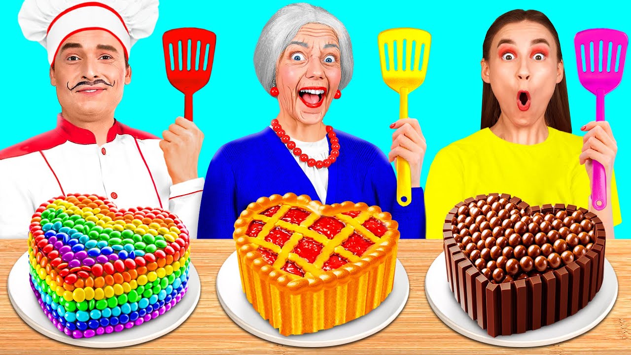Ik vs Oma Koken Uitdaging | Eetbare Strijd Best Funny Challenges
