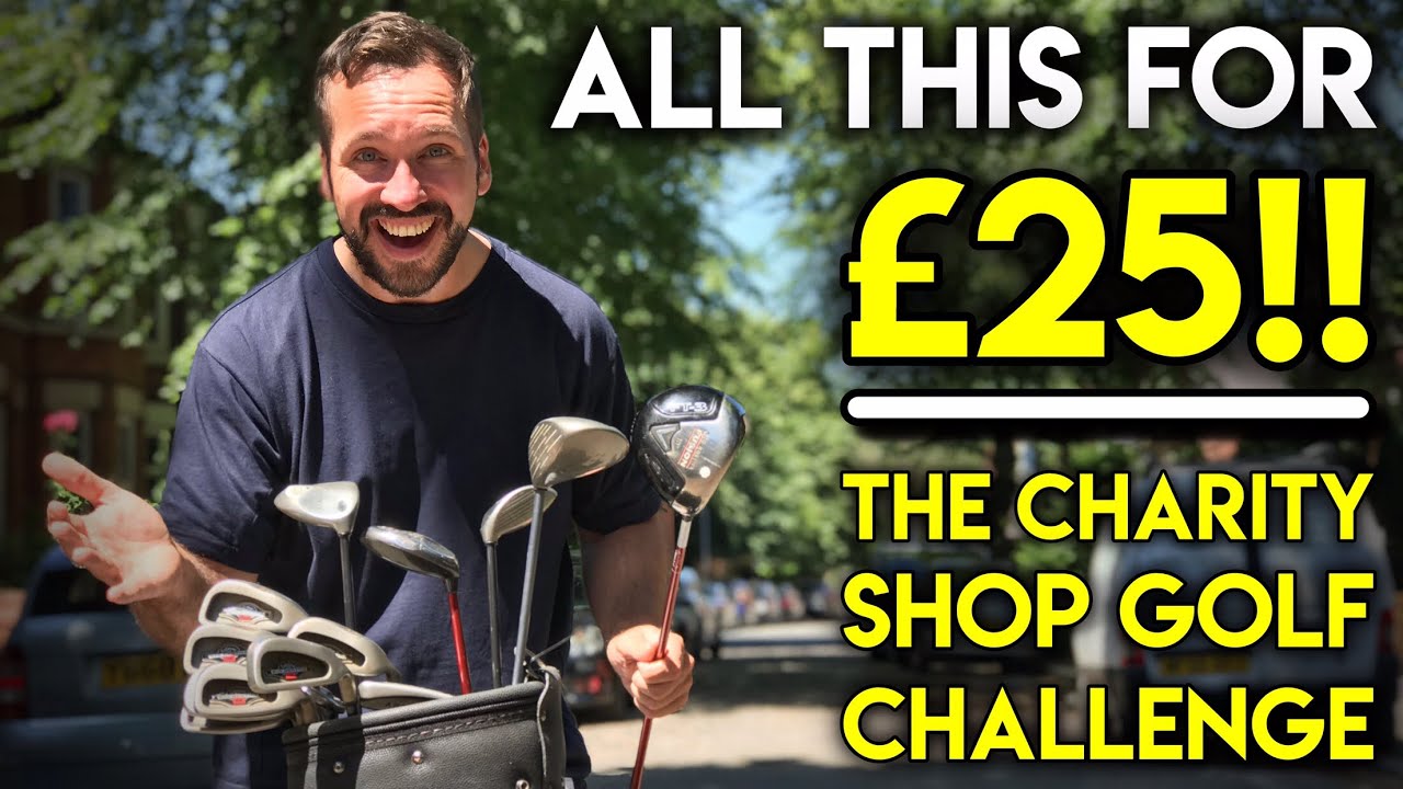 ALL THIS FOR £25!! 😲Charity Shop Golf Challenge