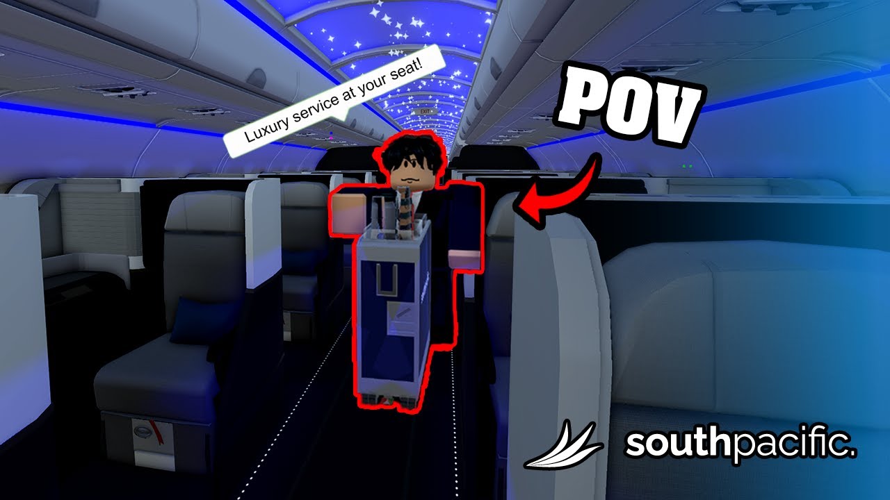 Working as a Cabin Crew on ROBLOX