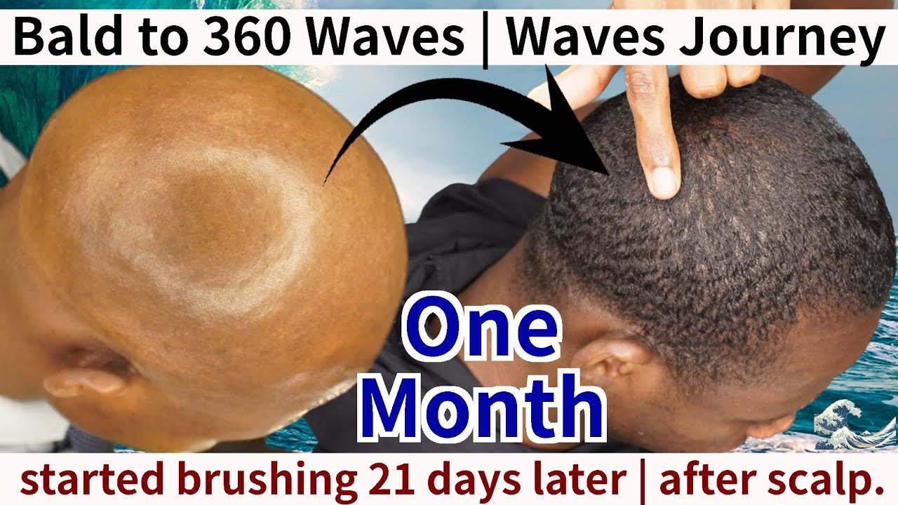 How Long Does It Take To Get Waves Day 10 | Bald To 360Waves | How To Get 360 Waves.
