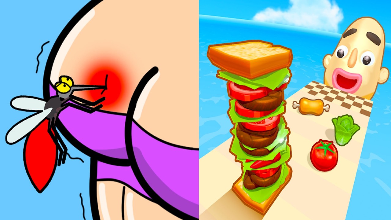 Sandwich Runner vs Help Me: Tricky Story || Epic GOAT Gameplay 🔥Max Funny Moments Walkthrough EP 120