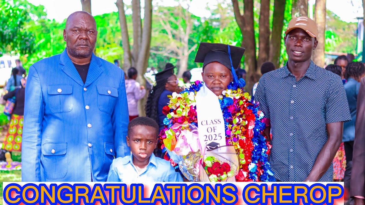 Congratulations on your graduation Cherop