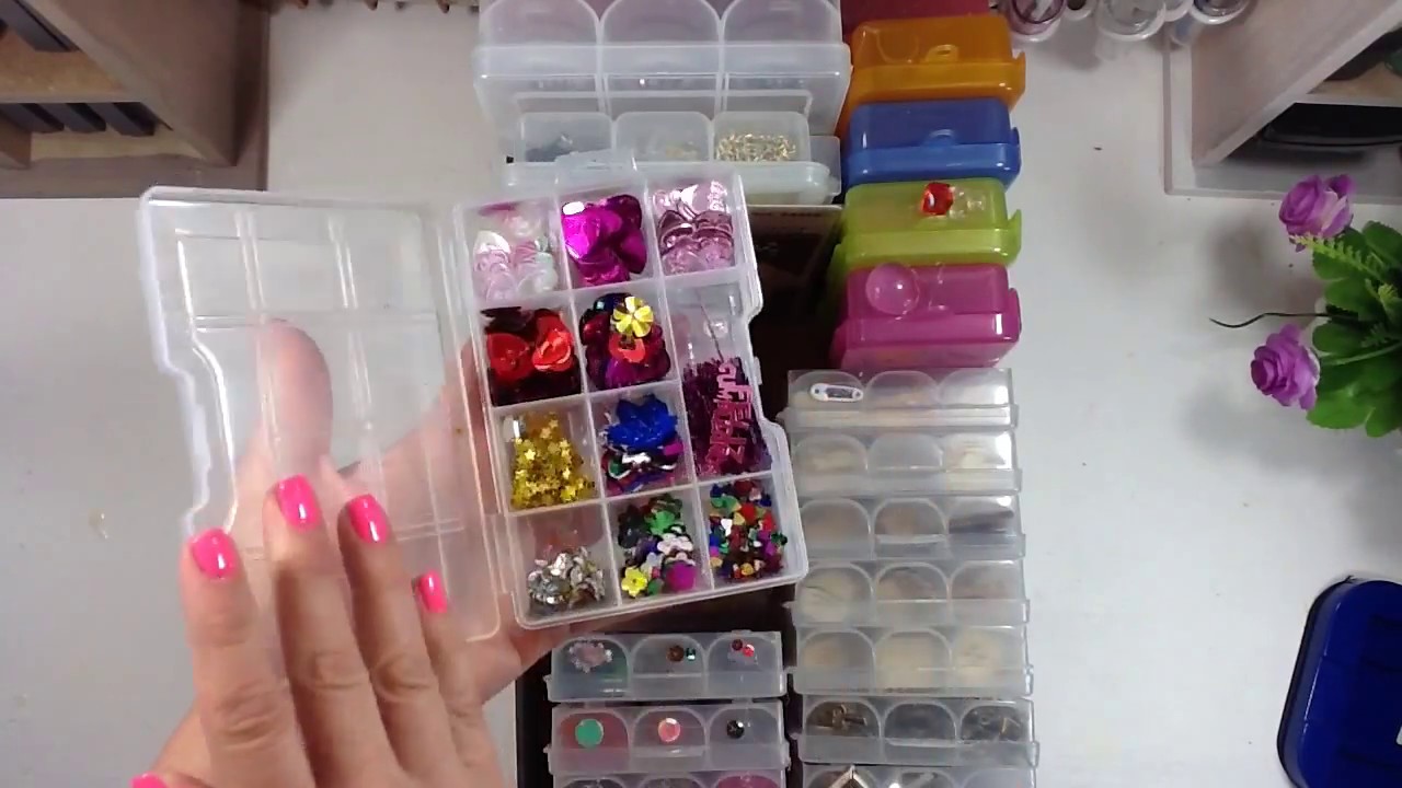 TIPS E IDEAS DE ORGANIZACIÓN  SCRAPBOOKING/ EMBELLECEDORES