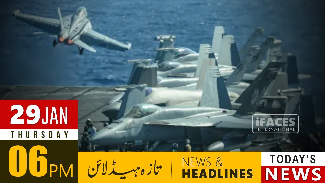 Today important news, 6pm January 29, 2026, Hourly Updates, iFaces