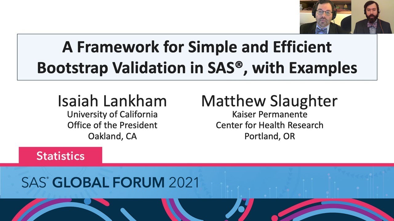A Framework for Simple and Efficient Bootstrap Validation in SAS