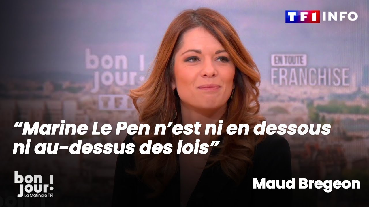Proc&egrave;s en appel de Marine le Pen, 49.3, col&egrave;re agricole : Maud Bregeon invit&eacute;e de Bonjour !｜TF1 INFO