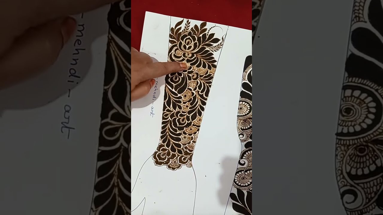 AMSE mehendi art is live! welcome to AMSE mehendi art ||Mehndi design for beginners ||live mehndi