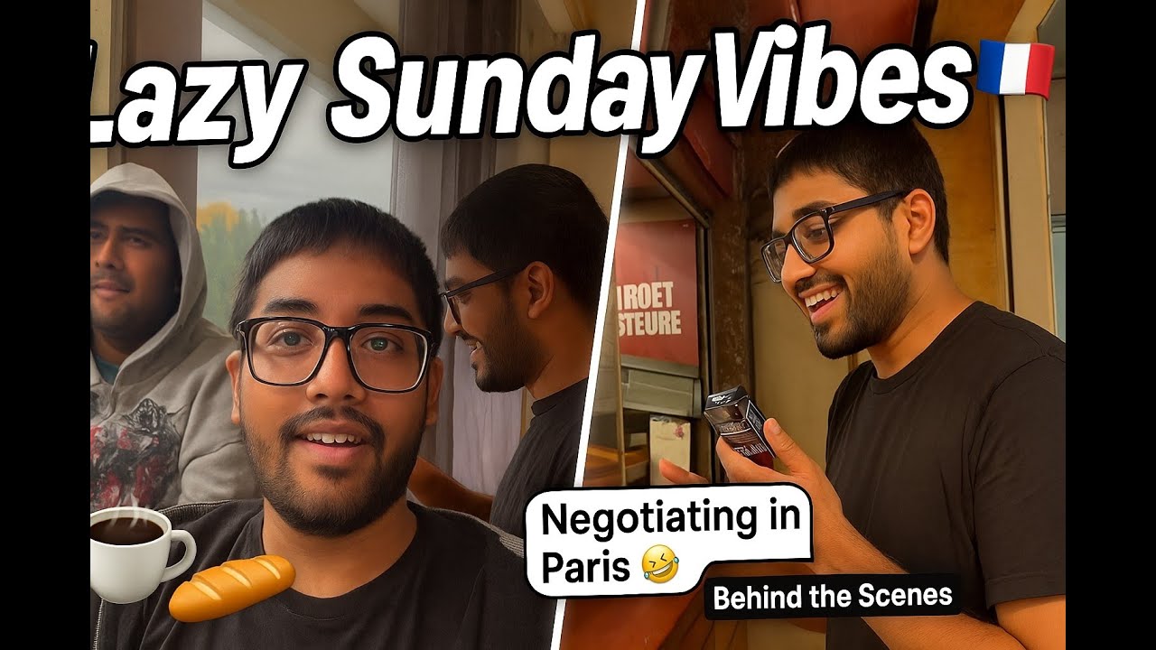 Lazy Sunday Vibes: Just Chillin’, Negotiating & Planning Next Videos! Life as International Students
