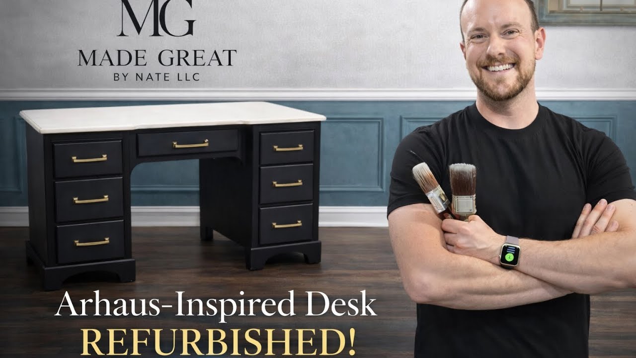 Desk Makeover Using Dixie Belle Paint | DIY Furniture Flip