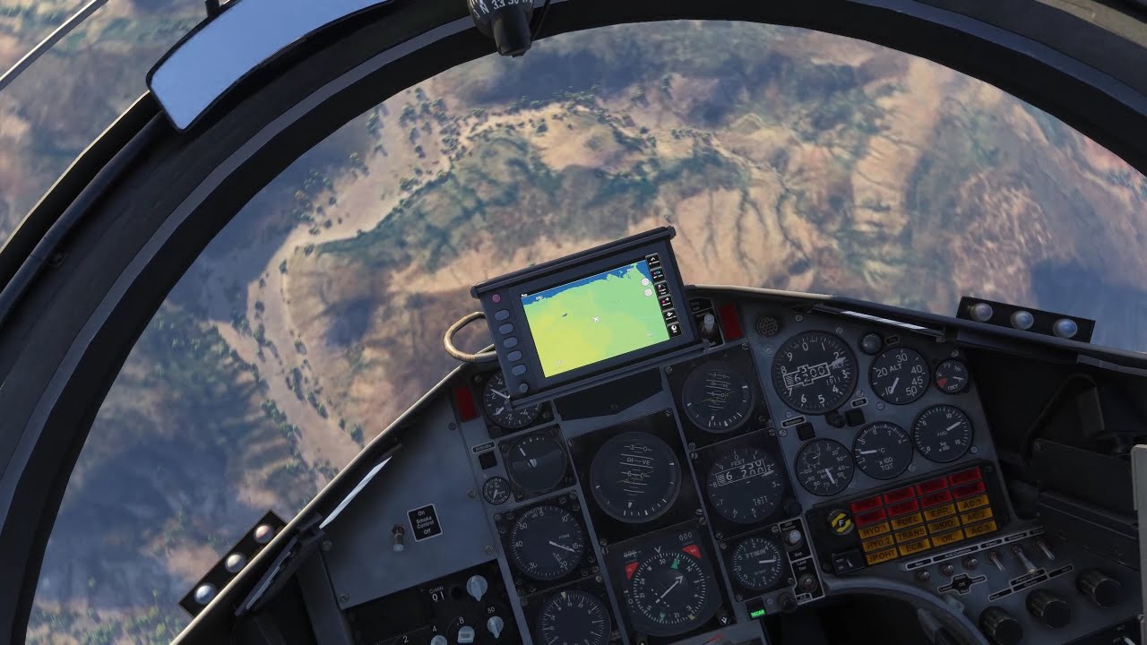 Hawk T1 Red Arrows practicing Spins in Djibouti. Microsoft Flight Simulator 2024