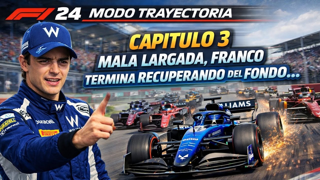 Capitulo 3 Mala largada de Franco en el Gran Premio de Australia...