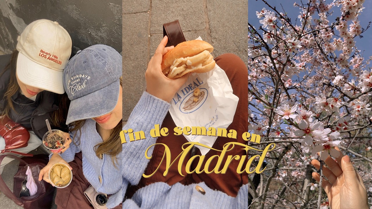 Primavera en Madrid l tiempo en familia, almendros en flor, comida callejera y compras