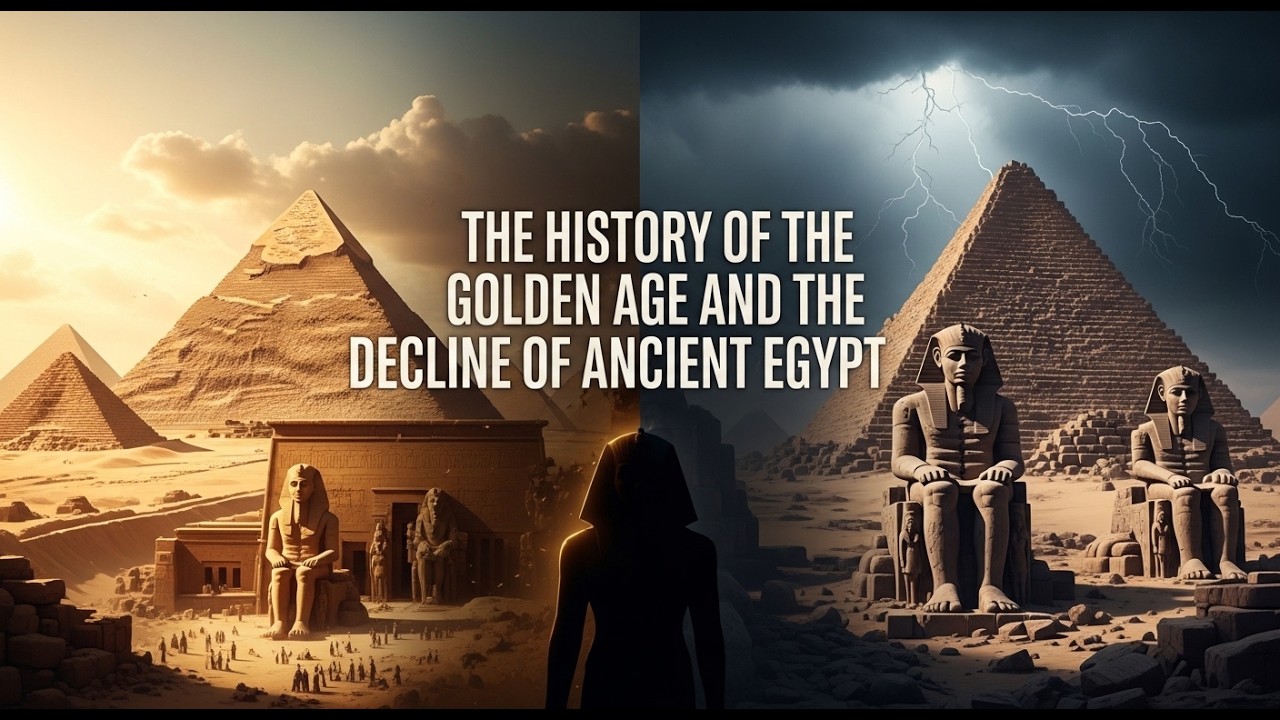 The history of the Golden Age and the decline of ancient Egypt
