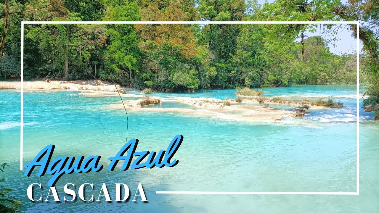 Cascadas de Agua Azul, el colorido destino de Chiapas.
